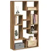 Image de Bibliothèque chêne artisanal 72x20x120 cm bois d'ingénierie, étagère, étagère de rangement, support à livres, étagère à livres