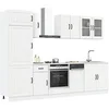 Image de Ensemble de 8 meubles de cuisine "Lucca" en bois d'ingénierie blanc 3314801