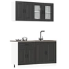 Image de Ensemble d'armoires de cuisine 4 pcs Kalmar bois d'ingénierie, ensemble d'armoires, étagère de rangement, placard, 3314852