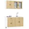 Image de Ensemble de 4 meubles de cuisine "Porto" en chêne Sonoma 3314874