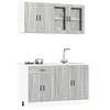 Image de Ensemble de 4 meubles de cuisine "Porto" en bois d'ingénierie Sonoma gris 3314877