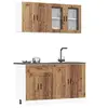 Image de Ensemble de 4 armoires de cuisine "Porto" en bois d'ingénierie vieilli 3314879