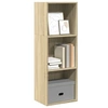 Image de Bibliothèque chêne sonoma 40x30x114 cm bois d ingénierie