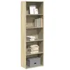 Image de Bibliothèque chêne sonoma 60x30x189 cm bois d ingénierie
