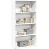 Image de Bibliothèque blanc 80x30x152 cm bois d ingénierie
