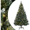 Image de Sapin de Noël artificiel - 150 cm - 150 LED - Multicolore - 8 modes d'éclairage