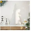 Image de Arbre de Noël en bois pour décoration blanc 80 cm pin massif, décoration de sapin de Noël en bois, sapin de Noël en 858169