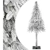 Image de Sapin de Noël artificiel - Blanc - 180 cm - Design contemporain - Utilisation intérieure/extérieure
