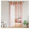Image de Rideau en fils 2 pcs 140 x 250 cm multicolore, rideau à franges, rideau à passe-tringle, rideau à franges à fils, 4102038