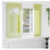 Image de Rideaux en voile avec oillets 2 pcs vert pomme 140x175 cm, rideau en filet, rideau transparent, voile de fenêtre, 4102054