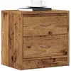 Image de Table de chevet vieux bois 40x30x40 cm bois d'ingénierie, armoire, meubles de chambre à coucher, support de 855924
