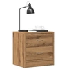 Image de Tables de chevet 2 pcs chêne artisanal bois d'ingénierie, armoire, meubles de chambre à coucher, support de 855927