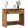 Image de Table console vieux bois 89x41x76,5 cm bois d'ingénierie, table d'entrée, table sous miroir, table d'appoint, armoire 856774