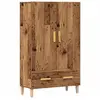 Image de Buffet haut vieux bois 70x31x115 cm bois d'ingénierie 856914
