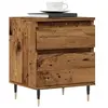 Image de Table de chevet vieux bois 40x35x50 cm bois d'ingénierie