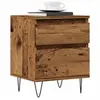 Image de Table de chevet vieux bois 40x35x50 cm bois d'ingénierie