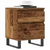 Image de Table de chevet vieux bois 40x35x50 cm bois d'ingénierie 857436