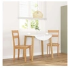 Image de Chaises à manger 2 pcs bois massif naturel caoutchouc