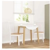 Image de Chaises à manger 2 pcs blanc bois massif caoutchouc, chaise à dîner, chaise, chaise de salon, chaises à dîner, chaise 4102392