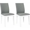 Image de Lot de 2 chaises GENERIQUE en bois massif et polyester H. 90 cm