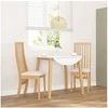 Image de Chaises à manger coussins 2 pcs bois massif caoutchouc, chaise à dîner, chaise, chaise de salon, chaises à dîner, 4102455