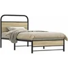 Image de Cadre de lit sans matelas 75x190cm chêne sonoma bois ingénierie 4100418