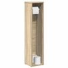 Image de Meuble de salle de bain avec porte-rouleau chêne sonoma, meuble de rangement de salle de bain, armoire de bain, 858508