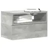 Image de Table de chevet murale gris béton 45x26x28,5 cm