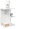 Image de Tables de chevet 2 pcs blanc 46,5x29x61 cm bois d'ingénierie, table de nuit, table de lit, table de bout, armoire de 858651