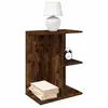 Image de Table de chevet chêne fumé 46,5x29x61 cm bois d ingénierie