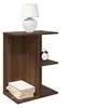 Image de Tables de chevet 2 pcs chêne marron bois d'ingénierie, table de nuit, table de lit, table de bout, armoire de lit, 858663