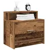Image de Tables de chevet avec tiroir 2 pcs vieux bois 51x31x47 cm, table d'appoint, armoire de lit, table d'appoint pour la 858683