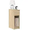 Image de Table de chevet avec tiroir chêne sonoma 20x36x60 cm, table d'appoint, armoire de lit, table d'appoint pour la 858699