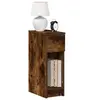 Image de Tables de chevet avec tiroir 2 pcs chêne fumé 20x36x60 cm
