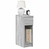 Image de Tables de chevet avec tiroir 2 pcs sonoma gris 20x36x60 cm, table d'appoint, armoire de lit, table d'appoint pour la 858706