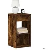 Image de Tables de chevet avec tiroir 2 pcs chêne fumé 35x34x66,5 cm, table d'appoint, armoire de lit, table d'appoint pour la 858722