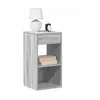 Image de Tables de chevet avec tiroir 2 pcs sonoma gris 35x34x66,5 cm