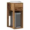 Image de Support de tour d'ordinateur avec tiroir Vieux bois 30x44x74 cm 858738