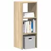 Image de Bibliothèque empilable chêne sonoma 30x30x80 cm bois ingénierie