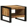 Image de Table basse 50x50x38 cm bois de manguier massif brut