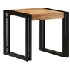 Image de Table basse 40x50x38 cm en bois massif d acacia