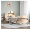 Image de Lit bibliothèque sans matelas 75x190 cm bois de pin massif 3322972