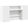 Image de Bureau de réception Blanc 200x50x103,5 cm Bois d'ingénierie Réf. 3324214