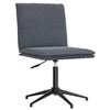 Image de Chaise à manger Gris foncé Velours