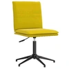 Image de Lot de 1 chaise Vidaxl interieur non pliable en plastique H. 74.84 cm jaune