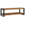 Image de Table basse 120x50x38 cm en bois massif d acacia