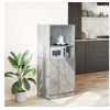 Image de Armoire de cuisine gris béton 57x41,5x131,5 cm bois ingénierie 860124