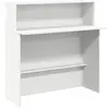 Image de Bureau de réception Blanc 100x50x103,5 cm Bois d'ingénierie Réf. 859024