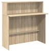 Image de Bureau de réception Chêne sonoma 100x50x103,5 cm Bois d'ingénierie Réf. 859026