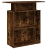 Image de Bureau de réception Chêne fumé 100x40x104 cm Bois d'ingénierie 859055